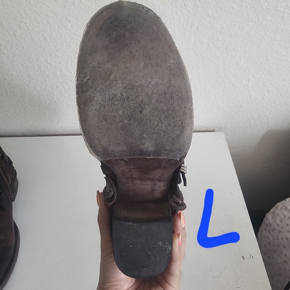 Freebird by Steven Burgundy Leather Ankle Boots Crue - Picture 6 of 16